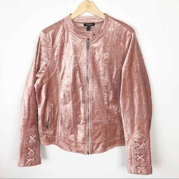 torrid velvet jacket